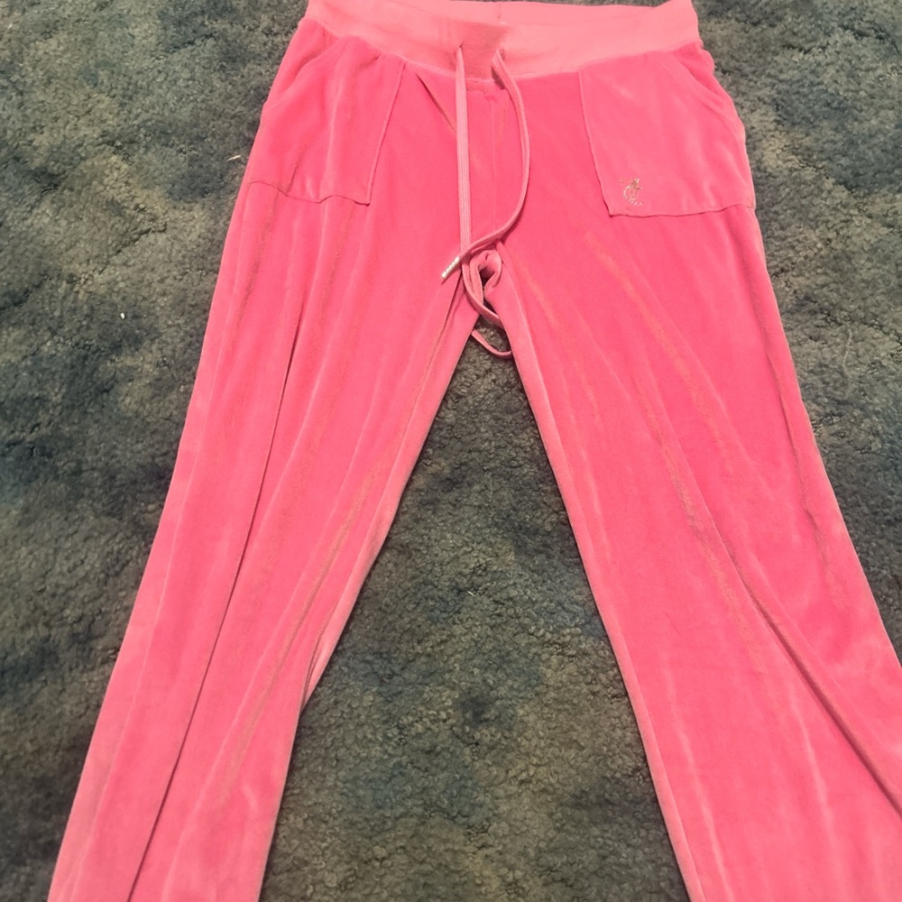 Juicy Couture Pink Velour Pants